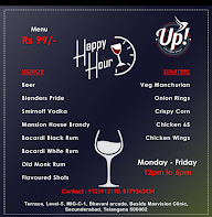 Up - The Roof Top Lounge menu 1