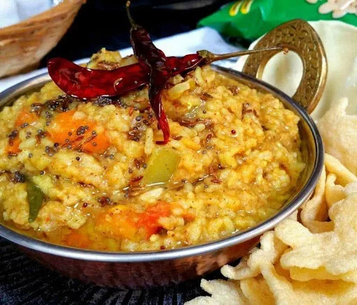 Sambar Rice Bowl +Tomato & Coconut Chutney & Gunpowder