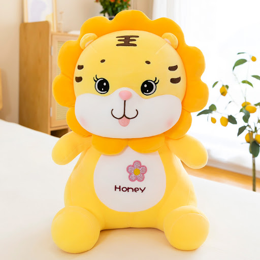 Title 4, Cute Down Cotton Tiger Doll Plush Toy A soft an...