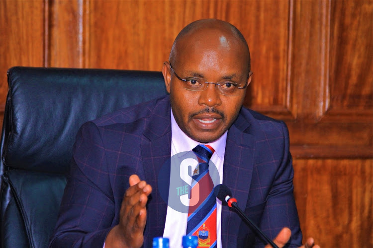 Defence PS nominee Patrick Mariru before the Defence committee for vetting on November 15,2022.