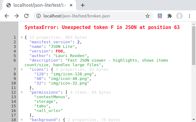 JSON Lite Preview image 2