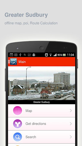 Greater Sudbury Map offline