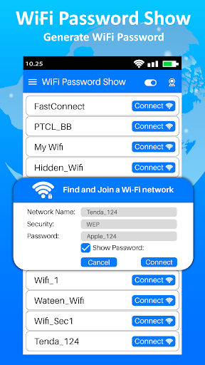 Screenshot Wifi password show - Wifi key