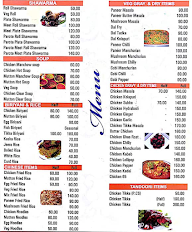 Hotel Shalimar menu 3