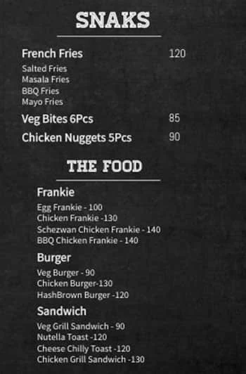 Cool Court menu 