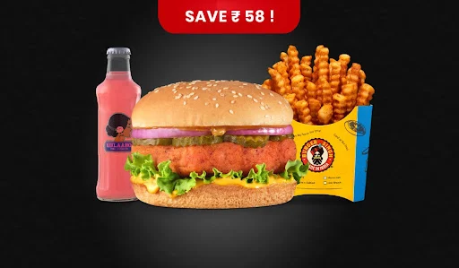 Chunky Paneer Pandey Burger Value Combo