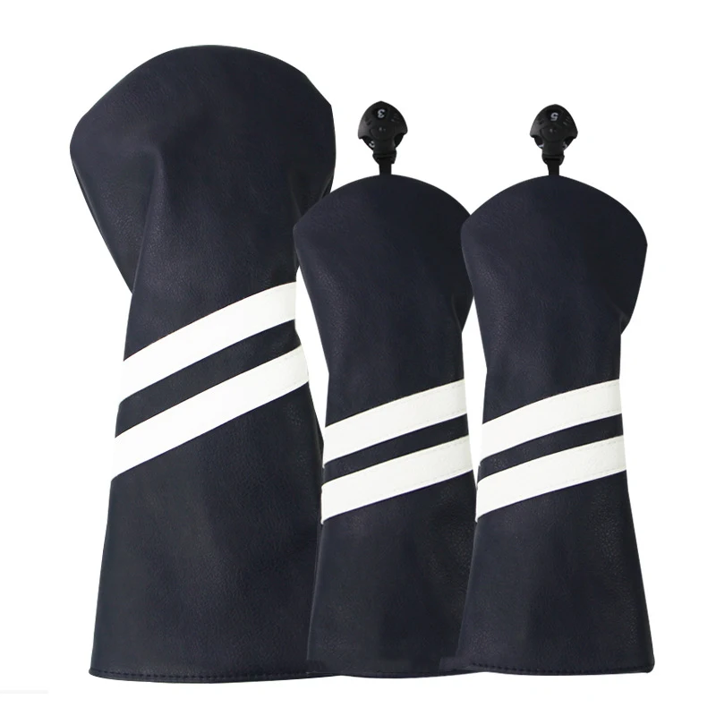 Nuova Copertura per Legni con Doppia Striscia Protezione Premium per Mazze da Golf Design Elegante e Resistente Copertura per Testa di Legno