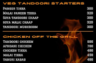 Grilling Booth menu 1