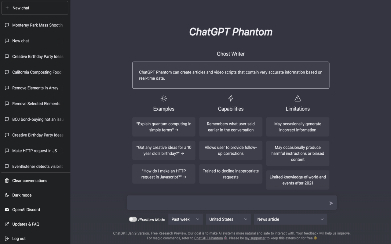 ChatGPT Phantom (Copywriter) Preview image 0