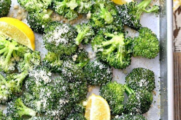 Lemon Parmesan Roasted Broccoli