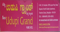 New Udupi Grand Maheshtm menu 1