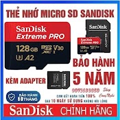 Thẻ Nhớ Microsdxc Sandisk Extreme Pro A2 - 64Gb 128Gb V30 U3 Class 10 Uhs - I 170Mb/S