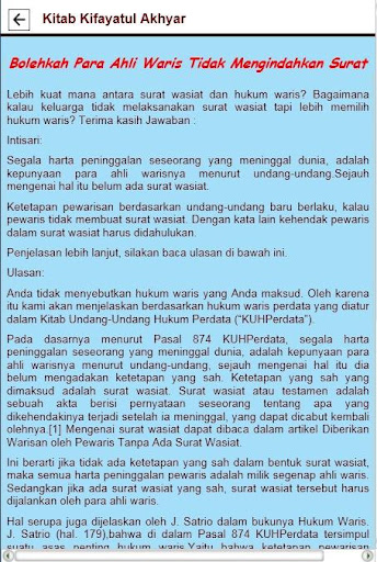 Kitab Kifayatul Akhyar