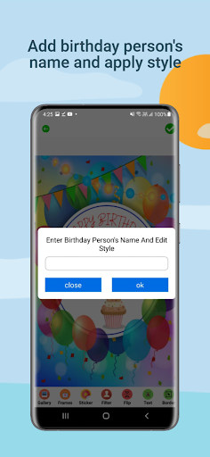 Screenshot Birthday Card With Photo