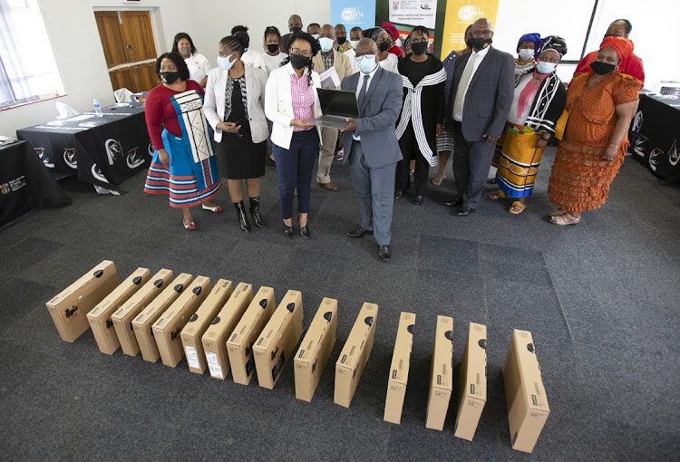 The Eastern Cape Community Education and Training College received 20 laptops from Energy and Water SETA at Border Training Centre in Mdantsane on Thursday.