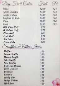 Monica's Puddings & Pies menu 2