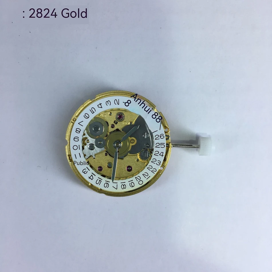 Nouveau Mouvement de Montre Mécanique 2824 Platinum pour une performance exceptionnelle. Précision suisse, durabilité et élégance.