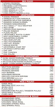 Imperial Restaurant menu 3