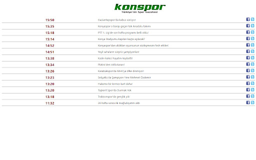 konspor- Son Haberler