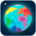 Cover Image of Download World map geography, capitals, flags, countries 1.3.1 APK