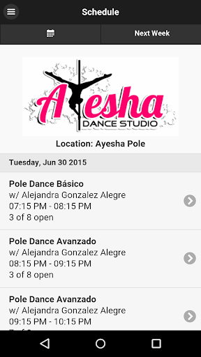 Ayesha Pole Dance Fitness