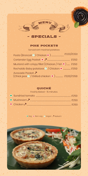 Drill Press Cafe menu 