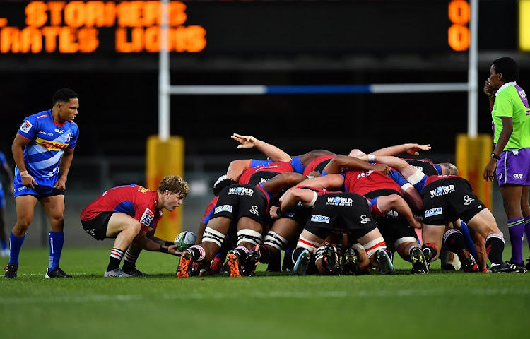 Morne Van Den Berg of the Lions during the Super Rugby Unlocked match between DHL Stormers and Emirates Lions at DHL Newlands Stadium on October 17, 2020 in Cape Town, South Africa.