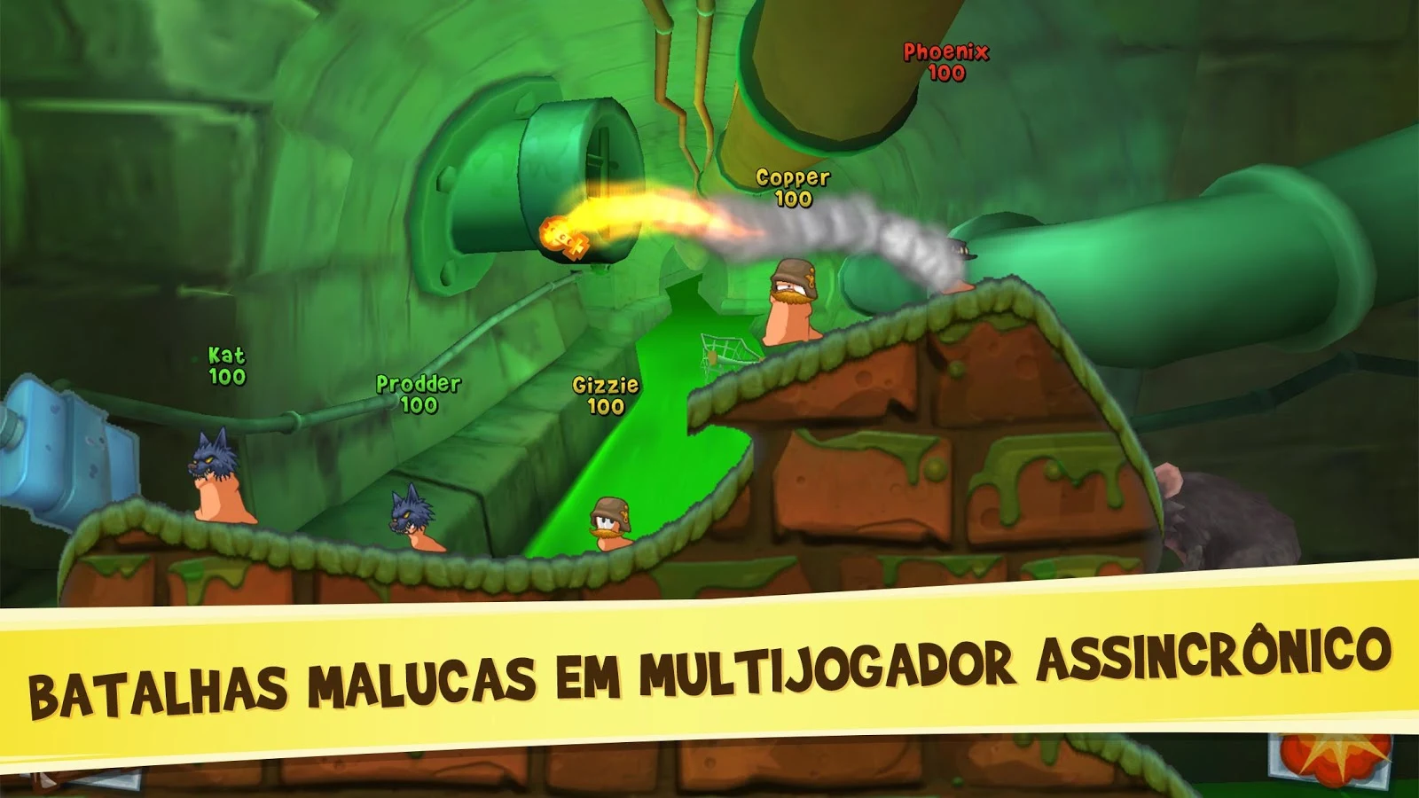   Worms 3: captura de tela 