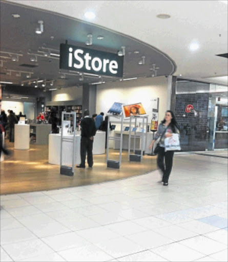 SORTED: Nceba Luzipho ordered R150000 worth of iPhones from this iStore at Eastgate Mall and had to return them because the 'order' he had received from a 'government department' was fraudulent. PHOTO: VATHISWA RUSELO