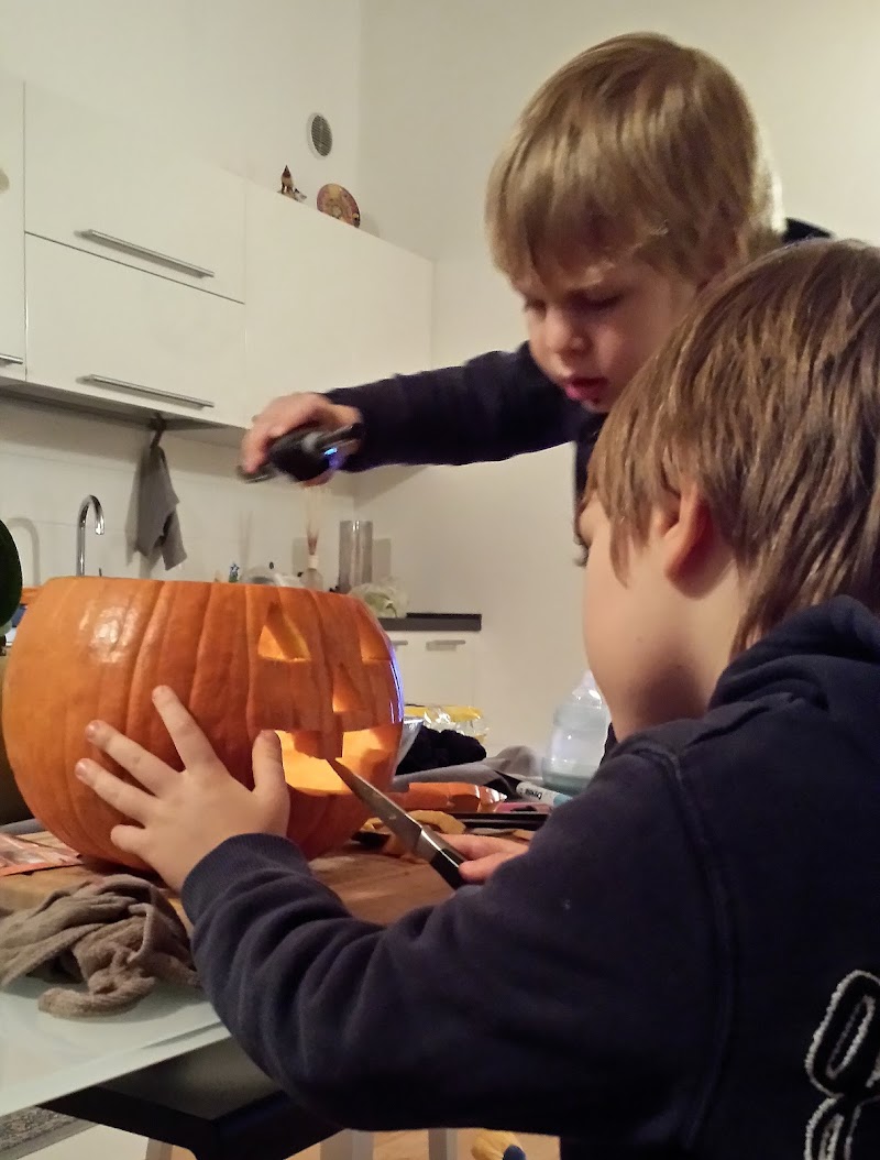 La zucca di Halloween di Isidoro. 