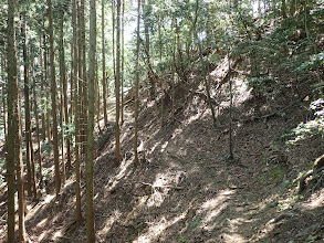 帰路は途中から左の巻道に