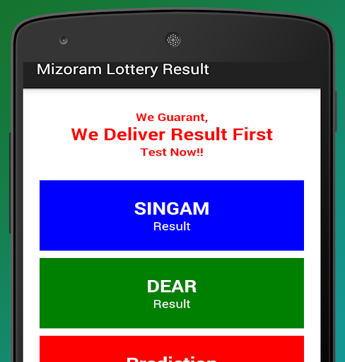 Mizoram Lottery Results