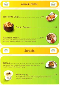 Habibi Falafel menu 5