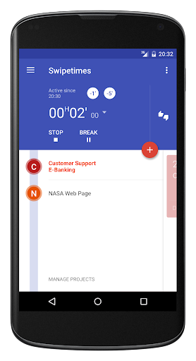 Swipetimes Time Tracker