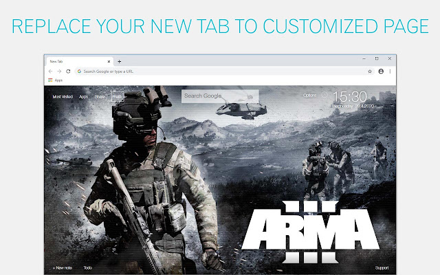 ARMA Wallpapers HD New Tab by freeaddon.com