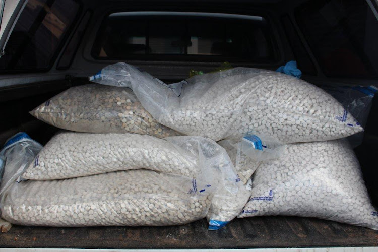 These mandrax tablets are among R8.9-million worth of drugs which were confiscated by the Hawks during an intelligence-driven operation last week.