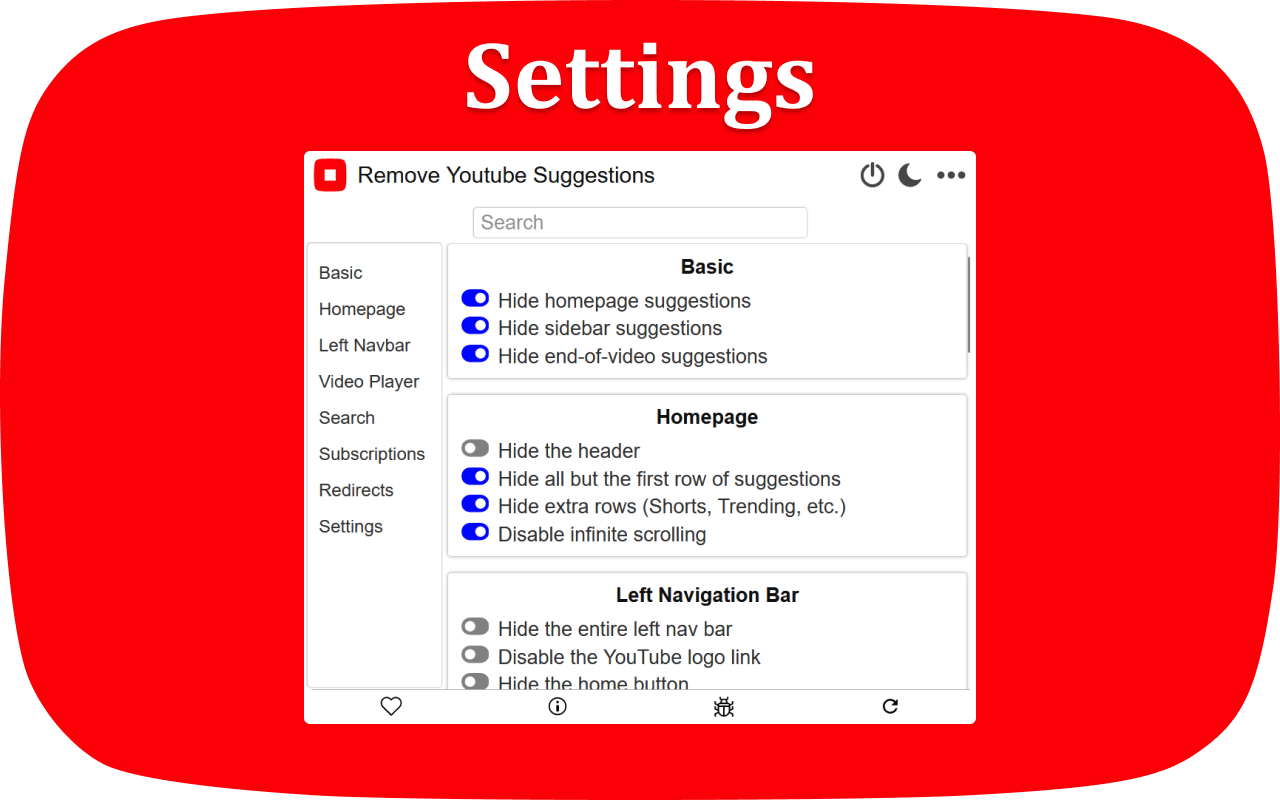 RYS — Remove YouTube Suggestions Preview image 4