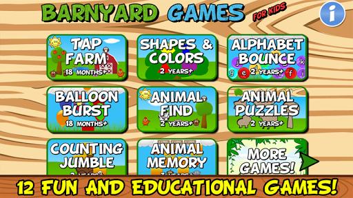 Barnyard Games For Kids Free