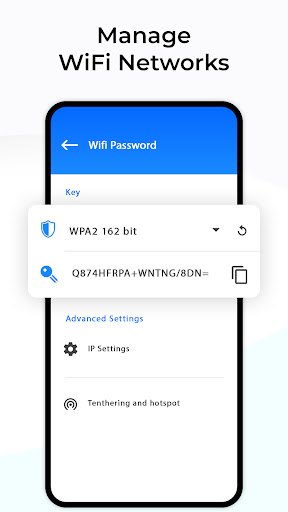 Screenshot WiFi Password: VPN, Speed Test