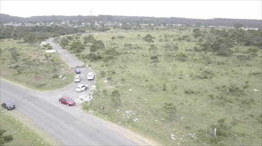 Vacant land believed to be owned by the municipality has come under siege this week, as scores of residents participated in what seems to be the biggest land invasion the metro has ever seen. Picture: SUPPLIED