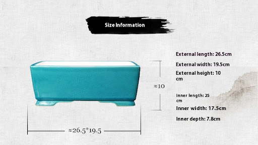 Title 1, Purple Sand Zen Rectangular Trough. Cultivate p...