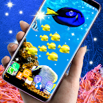 Cover Image of ダウンロード 3D Under Water Parallax Fish 4.13.5 APK