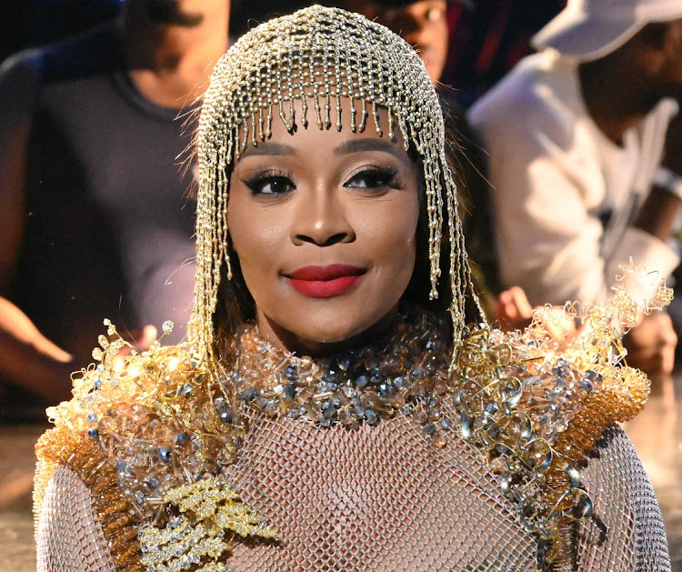 Thembi Seete at her 'Idols' Season 18 top 10 performance.