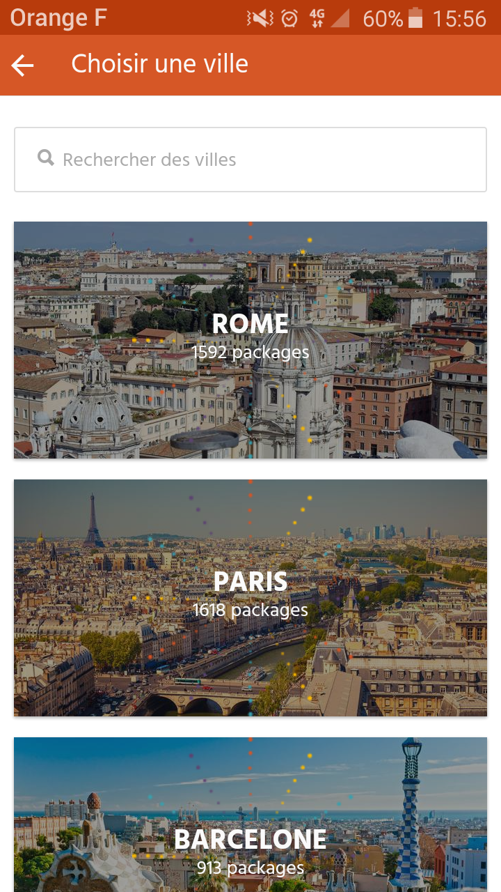 Android application Good Morning City screenshort