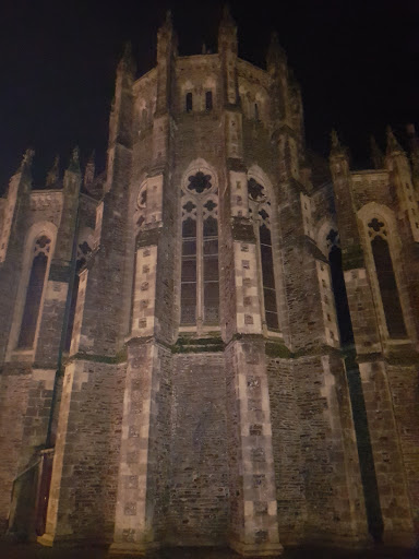 Arrière de l'église de Guéméné