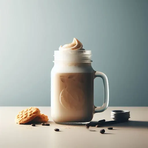 Vanilla Hot Latte [Mason Jar, 450 Ml]