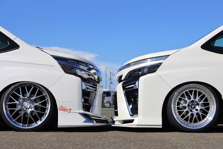 ヴォクシーの低いけど高くもなるエアサス車・ゆるオフ会・暑すぎる～😱💦💦💦・敏感な早漏肌⁉️・サバ汁に関するカスタム事例の投稿画像2枚目
