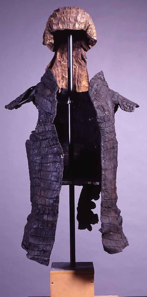 Museum of the World: Crocodile-skin suit of armour