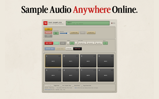 Tab Sampler MPC