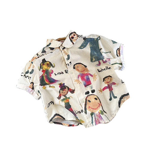 Title 6, Boys Shirt Summer Korean Edition, lightweight ...